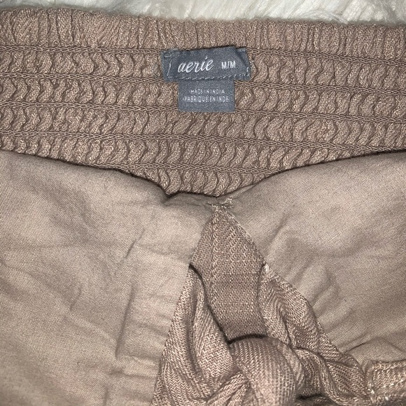 NWOT TAN Aerie front tie crop top. - Picture 4 of 4